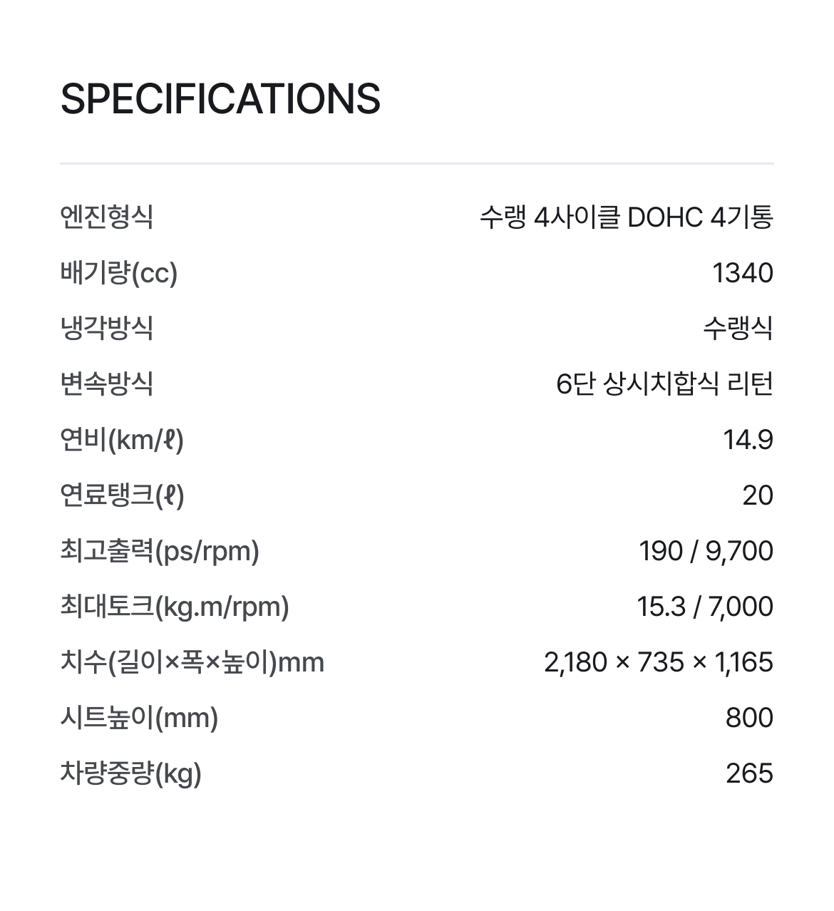 spec