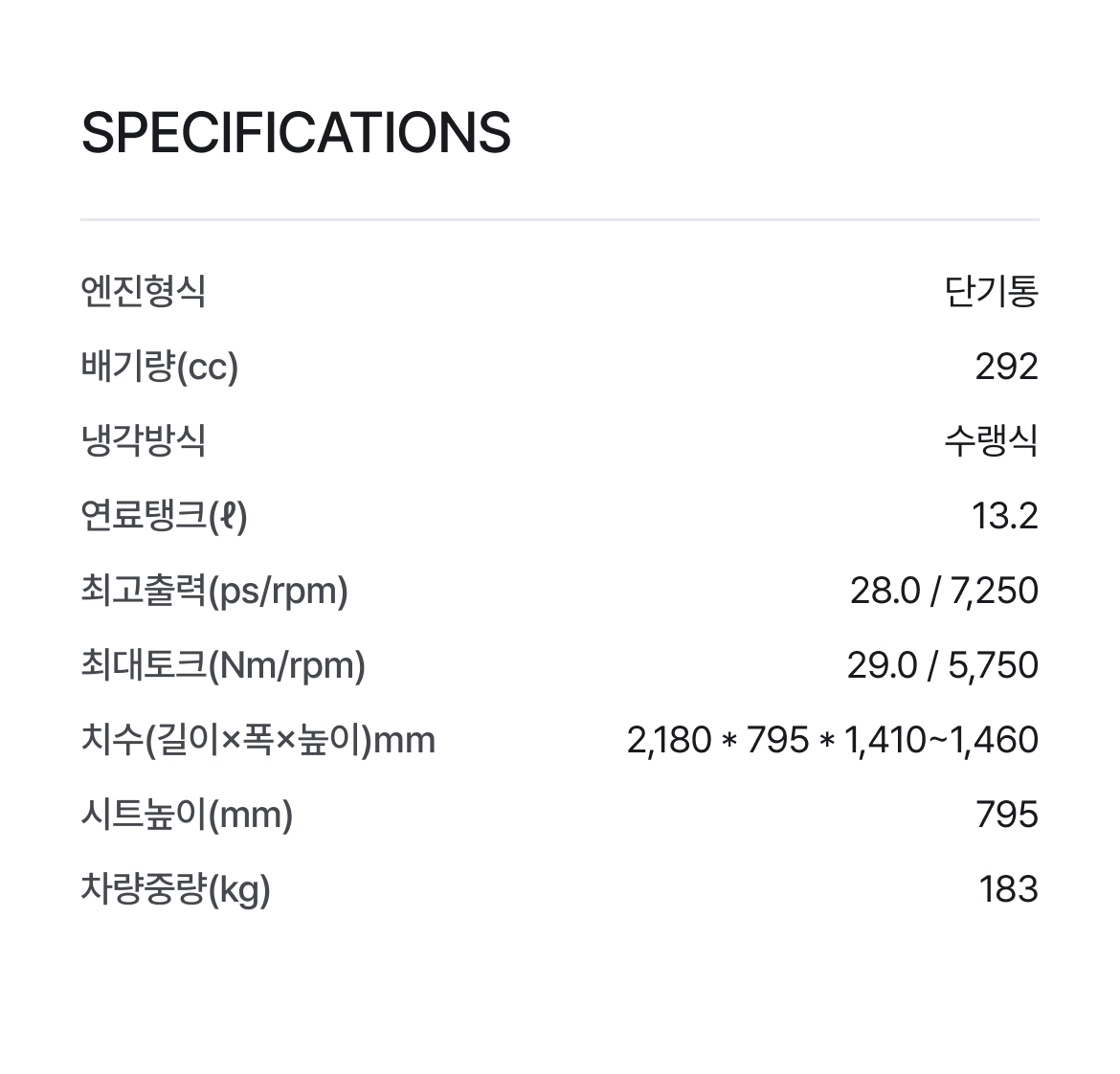spec